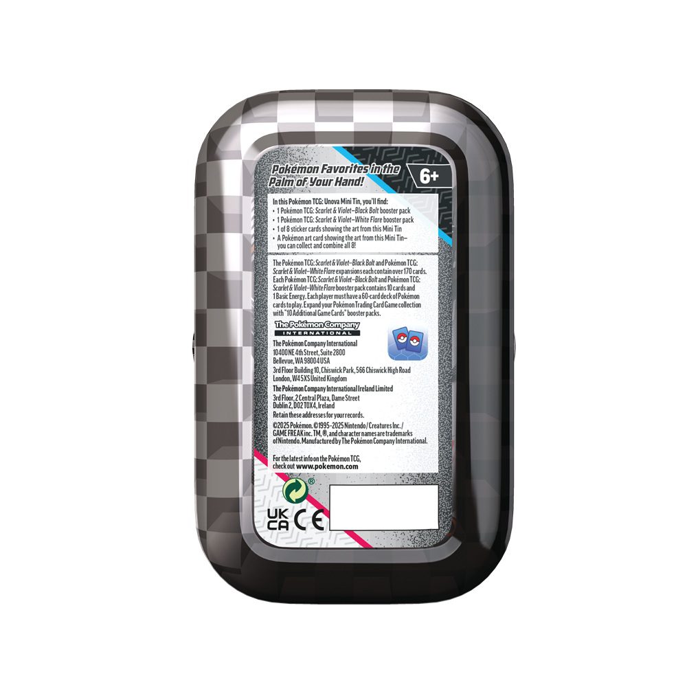 Black Bolt & White Flare Mini Tin - AA Cards