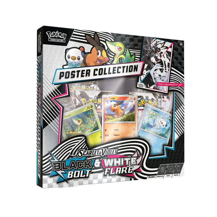 Black Bolt & White Flare Poster Collection - AA Cards