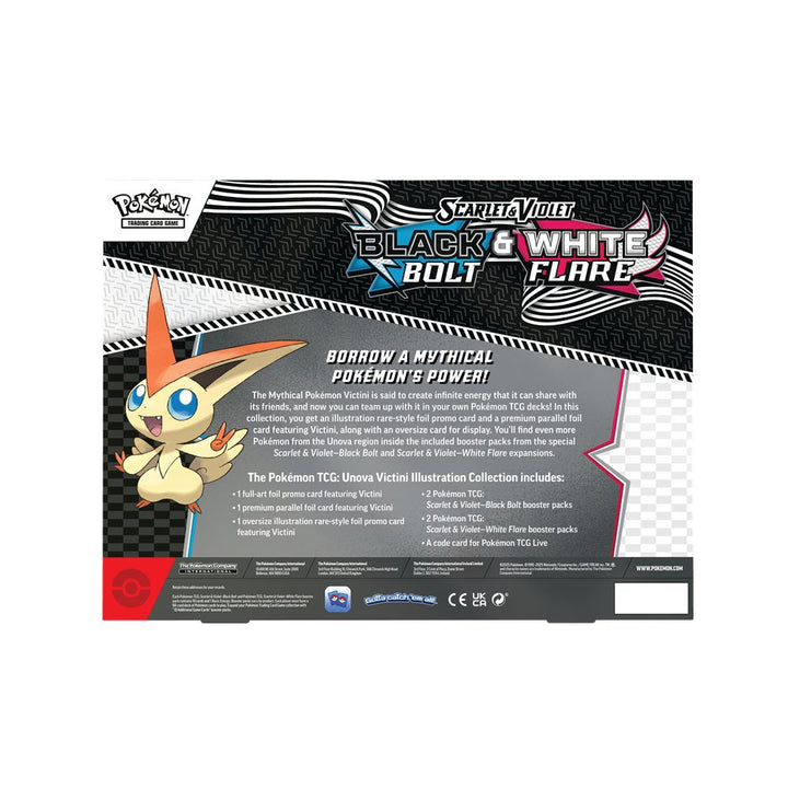 Black Bolt & White Flare Victini Illustration Collection - AA Cards