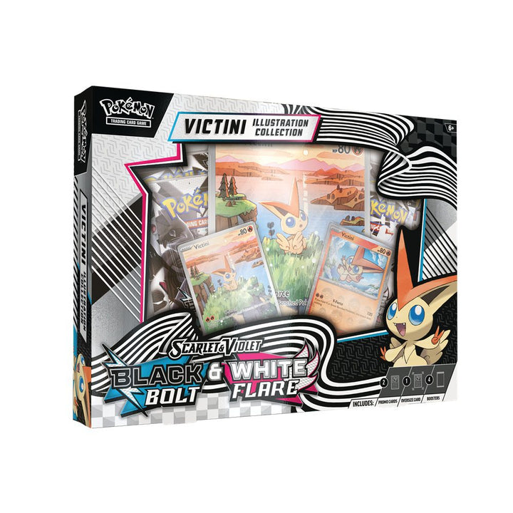 Black Bolt & White Flare Victini Illustration Collection - AA Cards