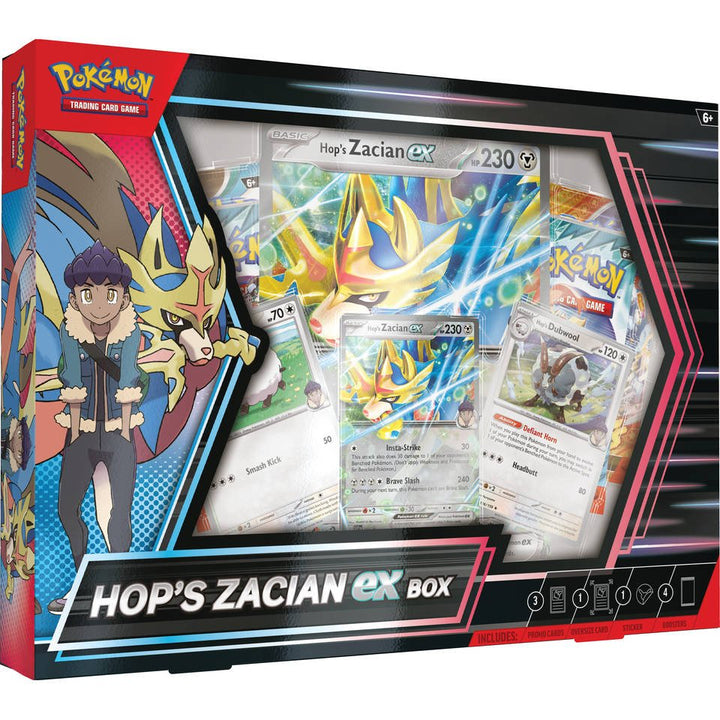 Hop's Zacian ex box - AA Cards