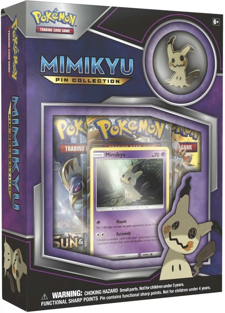Pokemon TCG Mimikyu Pin Collection - AA Cards