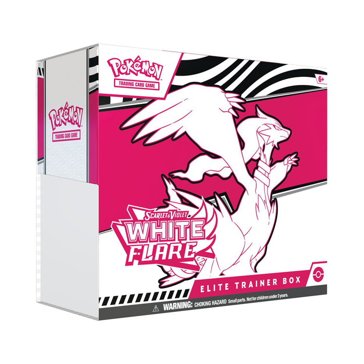 White Flare Elite Trainer Box - AA Cards