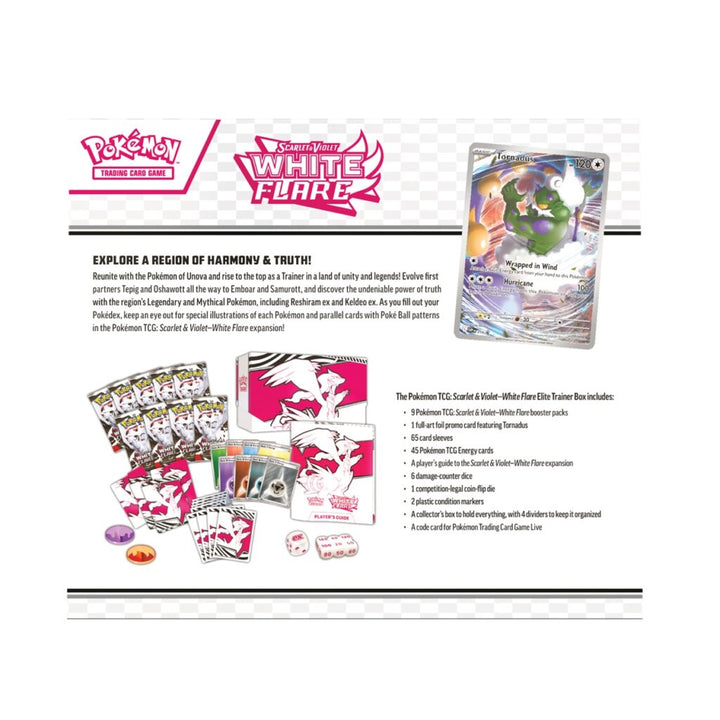 White Flare Elite Trainer Box - AA Cards